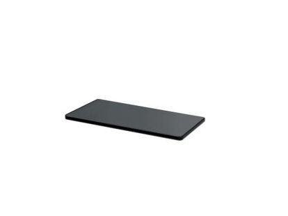 Panton Wire Top Panel, Single small (H 1,2 x W 34,8 x D 17,4 cm), Smoked glas