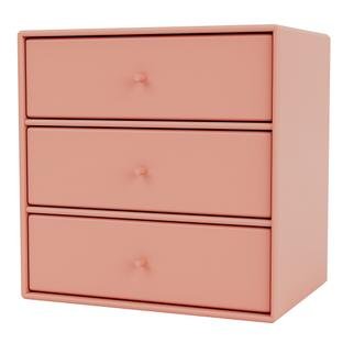 Details Montana Montana Mini Montana Mini, Module with 3 drawers, Rhubarb