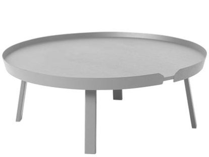 Around Coffee Table, XL (H 36 x Ø 95 cm), Ash grey
