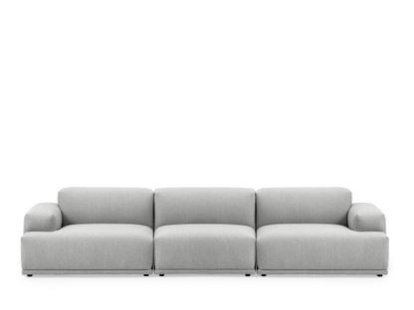 Connect Sofa, 3 Seater, Fabric Steelcut Trio grey