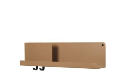 Folded Shelves, H 16,5 x W 63 cm, Burnt Orange