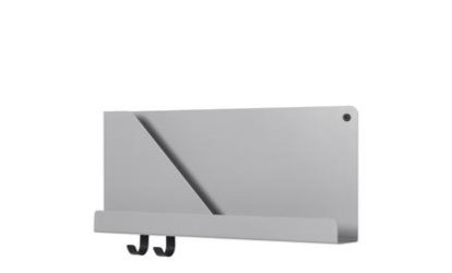Folded Shelves, H 22 x W 51 cm, Grey