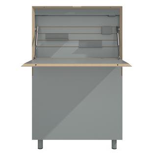 Flatmate secretary LED, Linoleum coating ash
