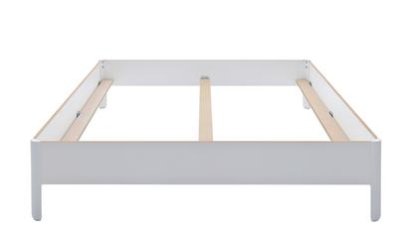 Nait Double Bed, 160 x 200, Without headboard, CPL white