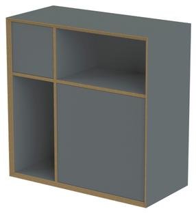 Vertiko Ply shelf, Version 3, Anthracite, Without base