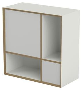 Vertiko Ply shelf, Version 2, Pure white, Without base