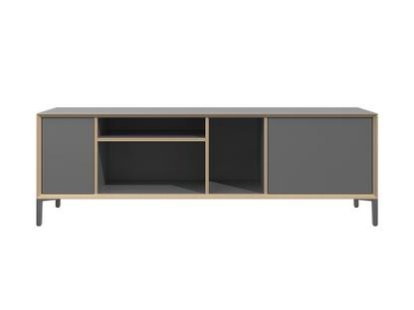 Vertiko Wide, Version 2, CPL anthracite, With legs