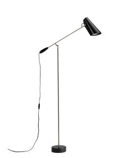 Birdy Floor Lamp, Black/steel
