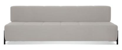Daybe Sofa Bed, Without armrest, Brusvik 02 - warm light grey