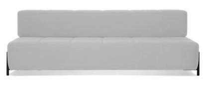 Daybe Sofa Bed, Without armrest, Reflect 104 - light grey