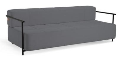 Daybe Sofa Bed, With armrest, Reflect 164 - grey