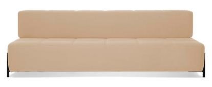 Daybe Sofa Bed, Without armrest, Reflect 224 - light beige