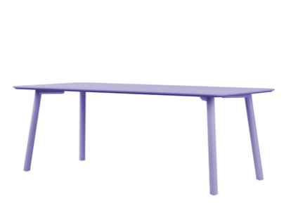 Meyer Color Dining Table, 200 x 92 cm, Lilac ash