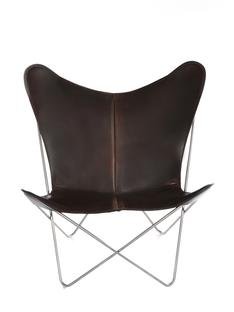 Trifolium Butterfly Chair, Mocca, Stainless steel