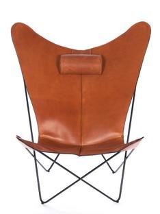 KS Chair, Hazelnut, Steel, black powder-coated