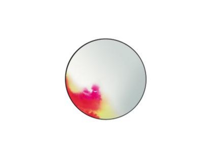Francis Mirror, Ø 45 cm, Pink-Yellow