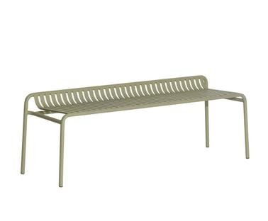 Week-End Bench, Without backrest, Jade Green