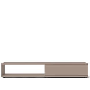 Flow Q Lowboard, 200 cm, 33,6 cm (drawer), Rosewood