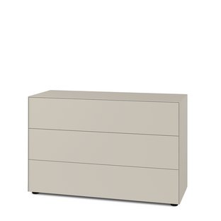 Nex Pur Box 2.0 with Drawers, 48 cm, H 75 cm (3 drawers) x B 120 cm, Silk