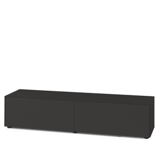 Nex Pur Box 2.0 with drop-down door, 48 cm, H 37,5 cm x 180 cm (two drop-down doors), Graphite