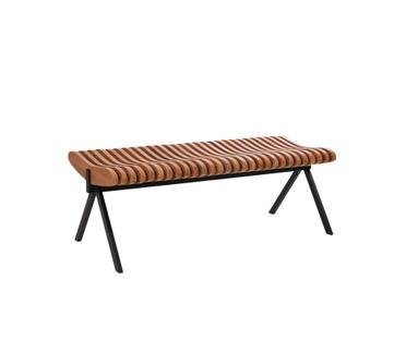 Prelude Bench, 120 cm, Black, Teak