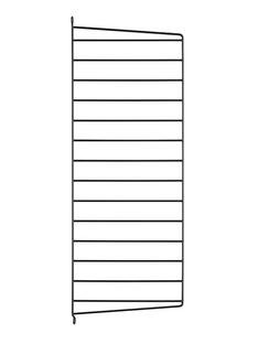 String System Wall Panel, Single, 75 x 30 cm, Black