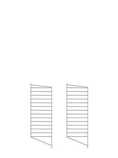 String System Floor Panel, Set of 2, 85 x 30 cm, Dark grey