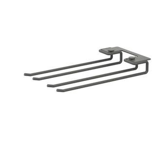 String System Hanger Rack, W 13,5 x H 3 x D 20 cm, Dark grey