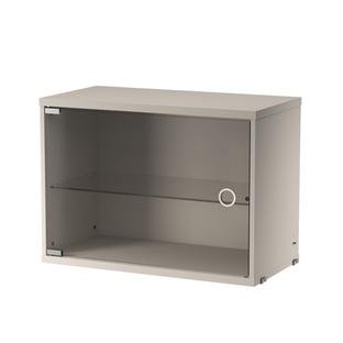 Details String Furniture String System Cabinet Element with Swing Glass Door String System Cabinet Element with Swing Glass Door