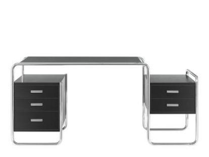 S 285, Stained ash - black, 1 large drawer unit/1 small drawer unit