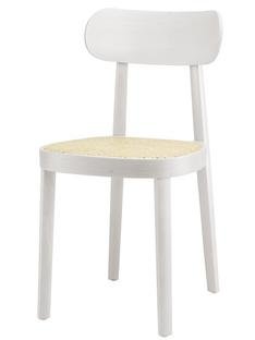 118 / 118 M Chair, White varnished beech, Cane-work (with supporting mesh underneath seat)