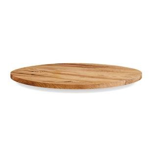 Tiptoe Table Top Wood, Round, Reclaimed oak, ø 80 cm 