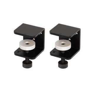 Tiptoe Clamp for Wall Shelves (Set of 2), Graphite black
