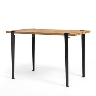 Tiptoe Dining Table Lobo, Reclaimed oak, Graphite black