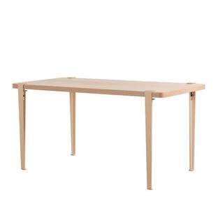 Balthazar Dining Table, Oak finish, TipToe x HEJU - Aurora pink