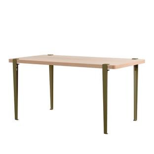 Balthazar Dining Table, Oak finish, TipToe x HEJU - Heather green