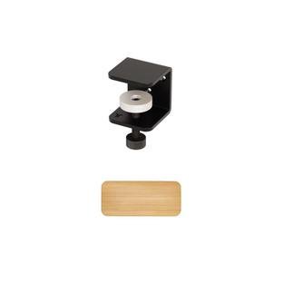 Tiptoe Wall Shelf, Solid Oak, Wall shelf 45 cm, Graphite black