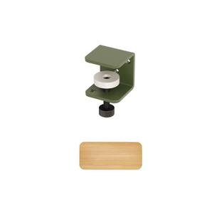 Tiptoe Wall Shelf, Solid Oak, Wall shelf 45 cm, Rosemary green
