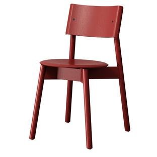 SSD Chair, Wood, Tinted red