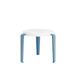 Mini Lou Children's Stool, Tutti Frutti, Whale Blue