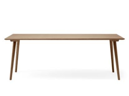 In Between Square Table, L 200 cm x W 90 cm, Smoked lacquered oak