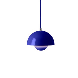 Flowerpot VP10 Pendant Lamp, Cobalt blue