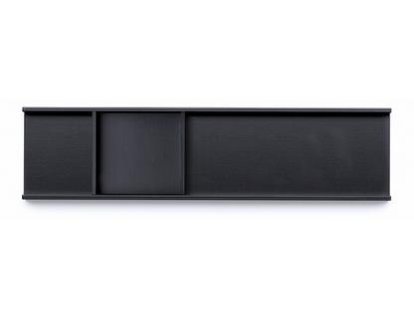 Tray Meterware, Shallow (2,5 cm), deep black, Shallow (1,9 cm), deep black