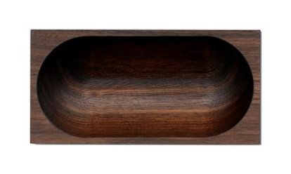 Meterware Accessories, Bowl oval, walnut