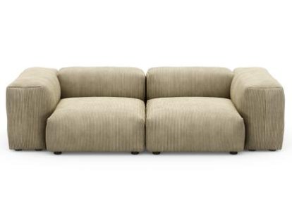 Details Vetsak Two Seat Sofa S Two Seat Sofa S, Cord velours - Khaki