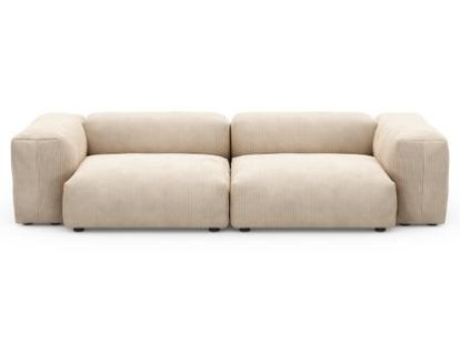 Details Vetsak Two Seat Sofa M Two Seat Sofa M, Cord velours - Sand
