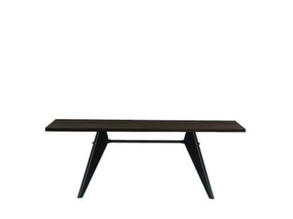EM Table, 200 x 90 cm, Black oak veneer, protective varnish, Deep black