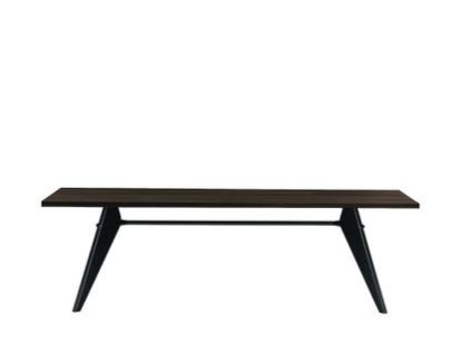 EM Table, 240 x 90 cm, Black oak veneer, protective varnish, Deep black