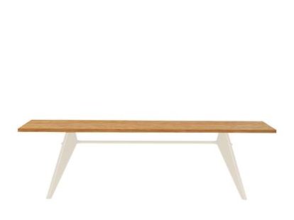 EM Table, 260 x 90 cm, Natural oak solid, oiled, Ecru
