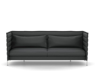 Alcove Sofa, Three-seater (H94 x W237 x D84 cm), Laser, Dark grey